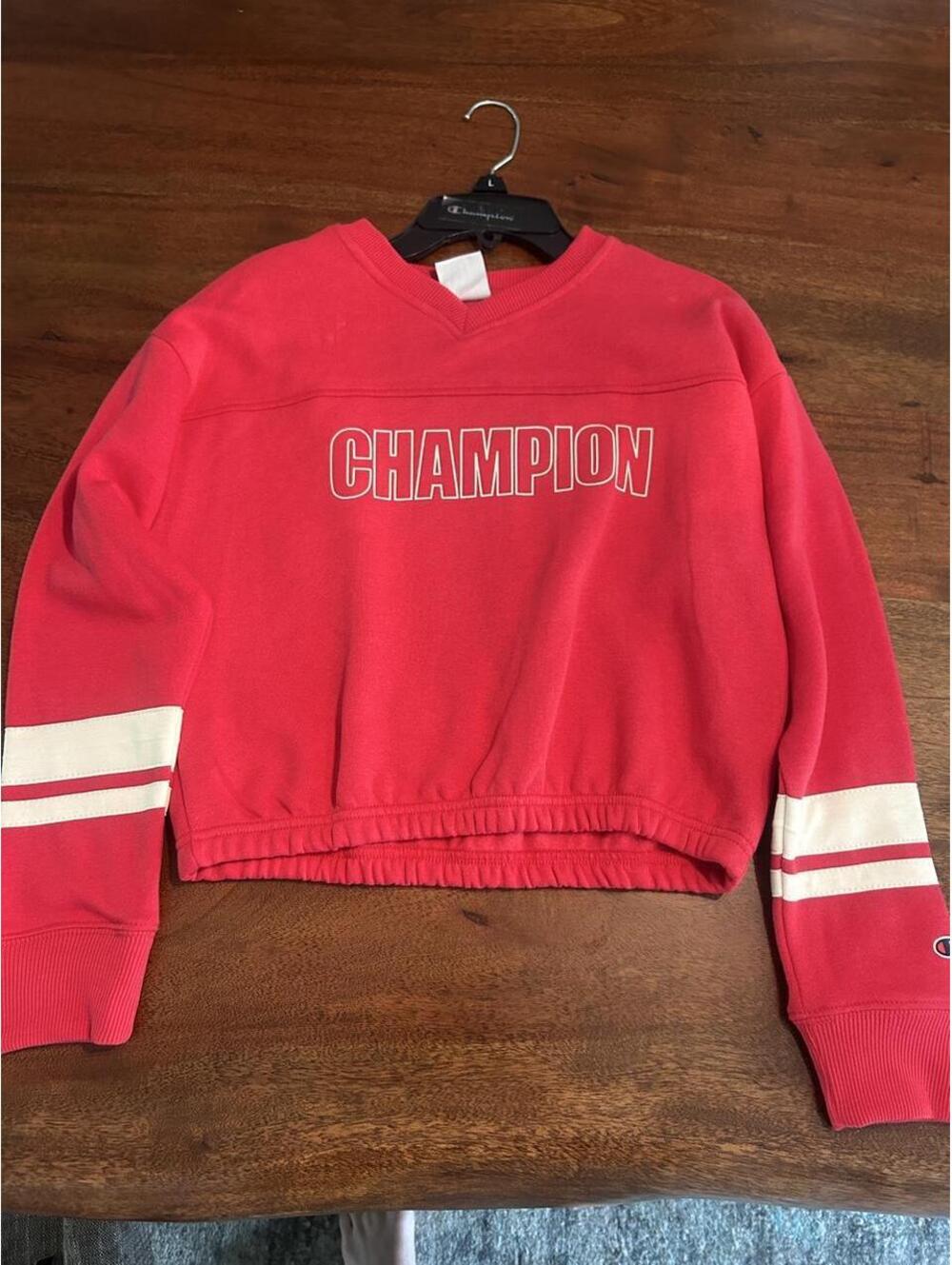 Champion Girl's Cropped Hoodie. Size 12. NWT!